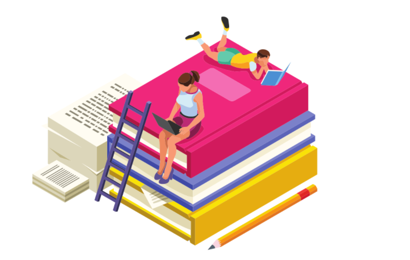 girl studying